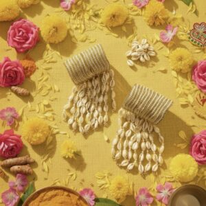 golden cowrie bangles