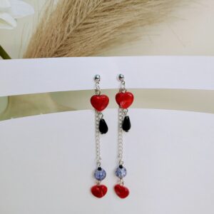 sapphire bloom dangles