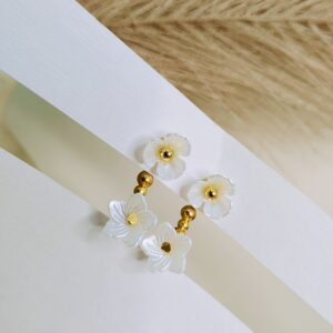 sapphire bloom dangles